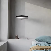 Lampe suspendue en acrylique blanc brillant de style nordique moderne, luminaire de plafond moderne, lustre et suspension pour la décoration de la maison