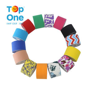 Top One, venta al por mayor, fisioterapia de rodilla personalizada, médica, atlética, precortada, 5cm, 10cm, cinta de kinesiología deportiva muscular impermeable - Product Image 3