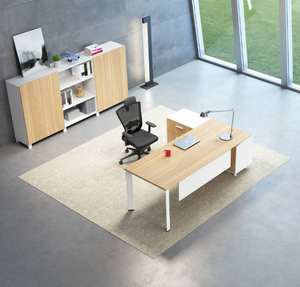 प्रबंधकों के लिए आधुनिक एल-आकार कार्यालय डेस्क - Product Image 6