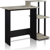 Table de bureau d'ordinateur Simple et de conception Simple, pour l'étude, pour étudiants, avec étagère