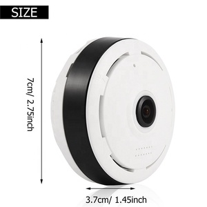 Ống Kính Mắt Cá Máy Ảnh 360 Độ Toàn Cảnh Xem Tường CCTV Fisheye WiFi IP Camera - Product Image 2