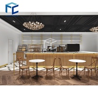 Kiosque à café moderne en bois, mobilier de restaurant, design d'intérieur pour salon de thé, kiosque à glace pour centre commercial