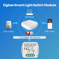 Nouvel interrupteur intelligent électrique Tuya Zigbee 2026 1/2/3/4 gangs pour la maison et l'hôtel
