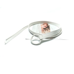 Cinturón <span class=keywords><strong>de</strong></span> Cuero Fino Retro Americano Y2K <span class=keywords><strong>de</strong></span> Alta Gama para Mujer, Cinturón <span class=keywords><strong>de</strong></span> Atar para Ajustar la Cintura a los Jeans - Product Image 4