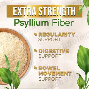 Venta caliente Suplemento de fibra Psyllium Husk Cápsulas Etiqueta privada Fibra dietética Psyllium - Product Image 4