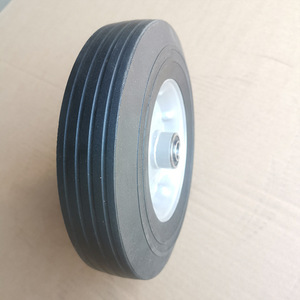 ล้อพลาสติกสีเทาแบบมีกาวในตัว ขนาด 10*2.5 นิ้ว สำหรับรถเข็น - Product Image 3