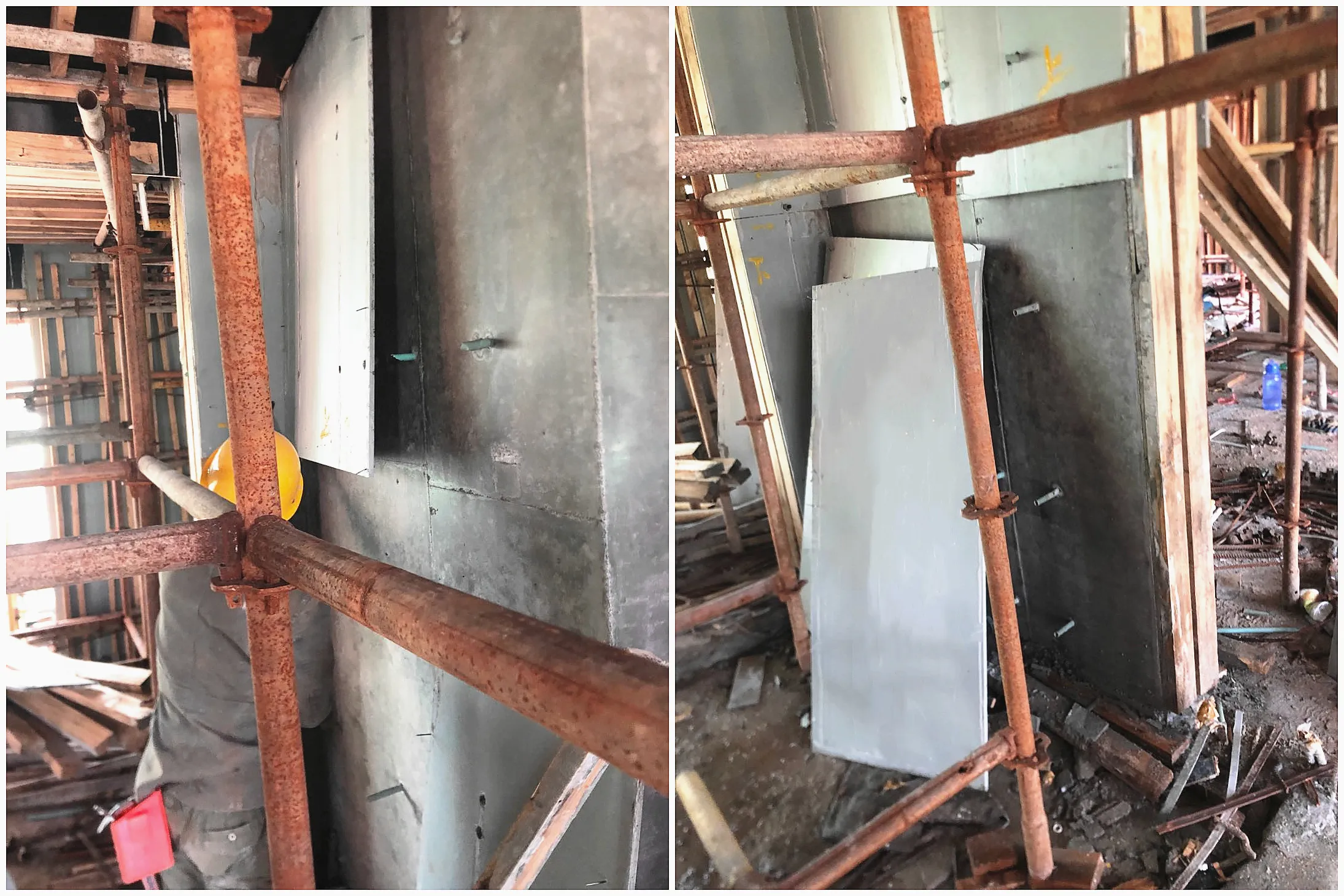 Sistem Formwork Plastik PP Ketebalan 15Mm Kualitas Tinggi untuk Panel Cetakan Beton Konstruksi