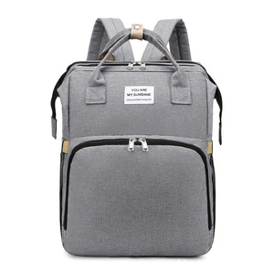 Mommy <b>Bag</b> Lightweight Portable Folding Crib <b>Bed</b> Large-capacity Travel Maternity <b>Bags</b> Baby Backpack Female Mommy Outting <b>Bag</b> - Product Image 4