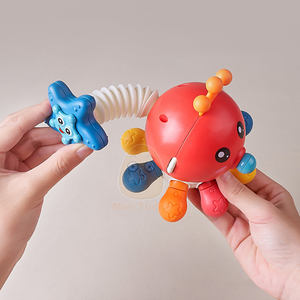 <span class=keywords><strong>10</strong></span> en 1 drôle début éducatif Montessori motricité <span class=keywords><strong>fine</strong></span> voyage occupé planche balle jouet autisme anneau de dentition bébé jouet sensoriel - Product Image 5
