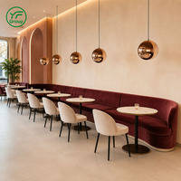 Bancs d'angle en bois et velours pour restaurants, cafés et salles de banquet - Vente en gros usine