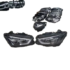 Pour mercedes-benz <span class=keywords><strong>AMG</strong></span> GT lentille de phare 2020 -2023 phare d'origine GTC GTR <span class=keywords><strong>GTS</strong></span> GT63 GT43 53 C290 X290 290 lumière LED géométrique - Product Image 1