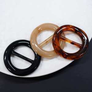 <span class=keywords><strong>Boucle</strong></span> à ardillon en plastique écaille de tortue, revêtement <span class=keywords><strong>sans</strong></span> nickel, pour chaussures, vêtements, sacs, ceintures - Product Image 6