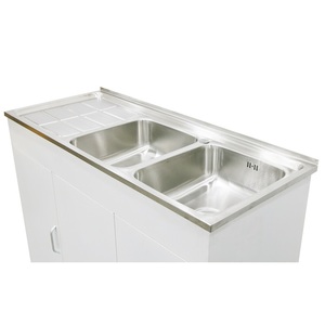 Meuble de cuisine moderne en acier inoxydable à poser sous évier pour la maison, le bureau, l'école, l'hôtel, la salle à manger, l'atelier, le sous-sol, l'hôpital - Product Image 5