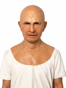 Máscaras Humanas Hiperrealistas al por Mayor, Máscara de Silicona SFX para Cineastas, Máscaras de Silicona Líquida de Curado Platino con Cabello/Barba - Product Image 3