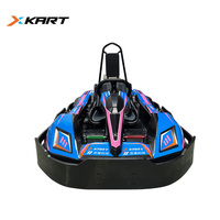 X-KART Go Kart a Gasolina para Adultos, 45 km/h, Chasis de Acero 30CrMo, Motor de 160 cc, Asiento Ajustable, Kart de Carreras Comercial para Parque de Atracciones