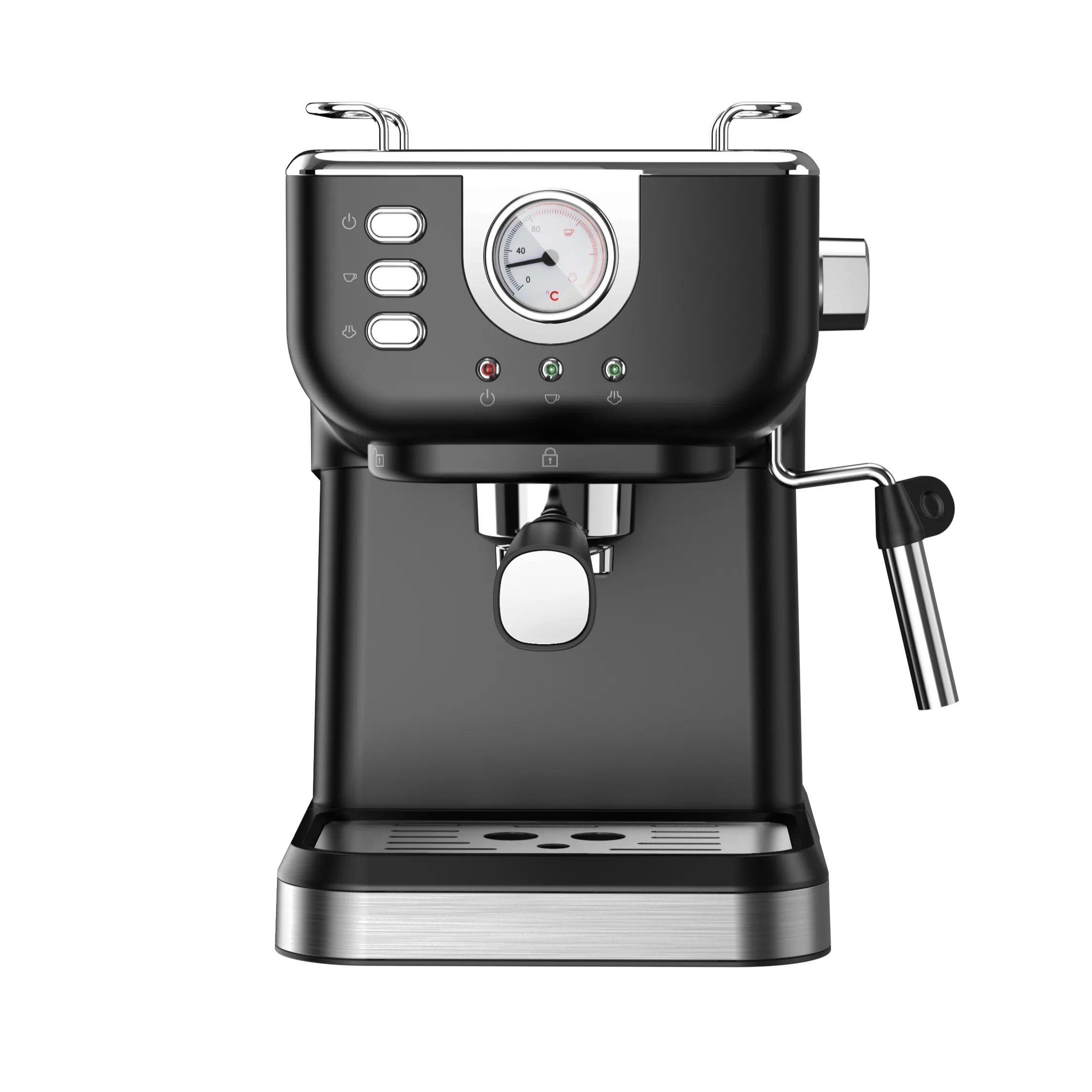 Retro style Italy Professional Home-use 15 Bar Cappuccino Or Latte Maker Espresso Coffee Machine