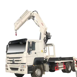 14 Ton Truck Crane Featuring Engine Motor Pump Gearbox Bearing Rated Loading Capacity of 14 Ton Crane for Sale in Russia