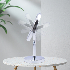 Mini 360 độ xoay 3 inch xách tay đôi mặt gương trang điểm 3x Độ phóng đại du lịch dễ dàng lưu trữ tùy chỉnh màu sắc logo - Product Image 3