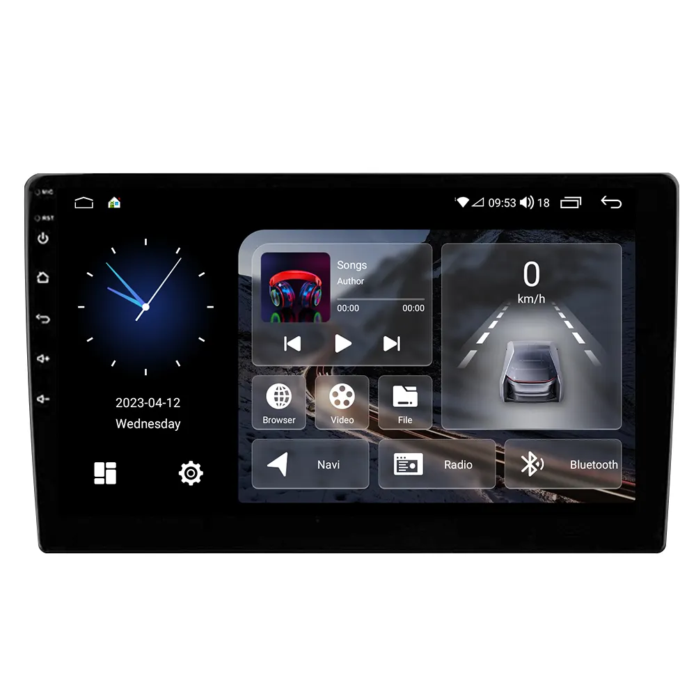 Fabrika N1 7/9/10 inç DVD OYNATICI Stereo Android ses navigasyon dokunmatik ekran radyo araba oto multimedya Wifi GPS