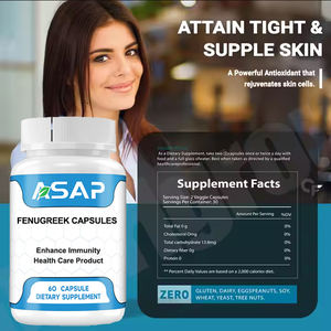 Suppléments bio à base de plantes Extrait de graines de fenugrec Produit capillaire 500mg Capsule de fenugrec - Product Image 2