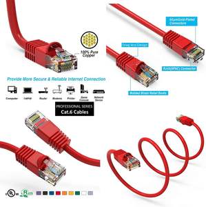 Cordon de raccordement <span class=keywords><strong>Ethernet</strong></span> UTP extérieur Cat <span class=keywords><strong>6e</strong></span> des fabricants solides Câble LAN toronné réseau en cuivre RJ45 Prix compétitif - Product Image 4