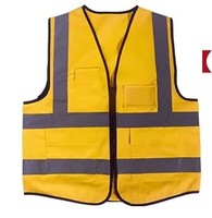 Gilet de sécurité réfléchissant de haute qualité, classe 2 ANSI, avec éclairage LED, haute visibilité, polyester, logo personnalisé, marque SUNNYMEN