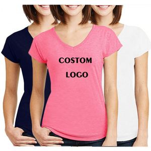 Camiseta Blanca de Algodón 100% Ligera de Alta Calidad con Cuello en V, Personalizable, Unisex, para Impresión y Bordado Personalizados - Product Image 3