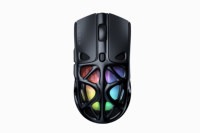 Souris exosquelette ultra légère et évidée 70g Souris de jeu programmable 1K 2.4G BT filaire Triple Modes Souris de jeu pour PC
