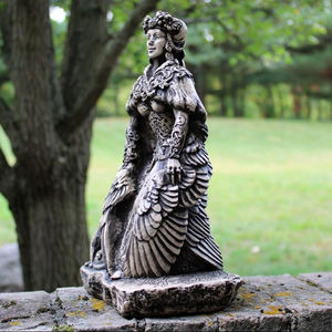 Statue <span class=keywords><strong>de</strong></span> déesse viking Freya en résine réaliste WeiVista, thème <span class=keywords><strong>de</strong></span> l'amour, finition pierre, mythologie nordique, décoration intérieure - Product Image 6
