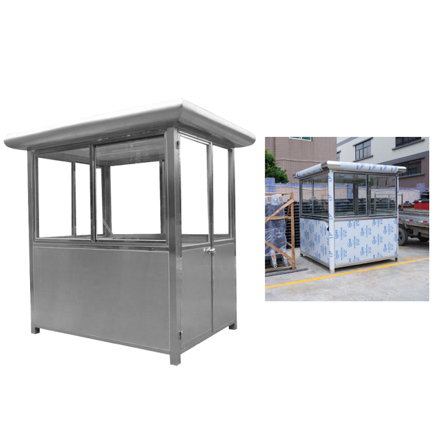 Steel Contemporary Waterproof Mobile Kiosk for Retail Business Customizable Portable & Easy to Relocate