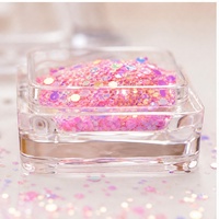 Paillettes néon caméléon changeantes de couleur en vrac (500g) pour slime, gobelets, résine et décorations artisanales