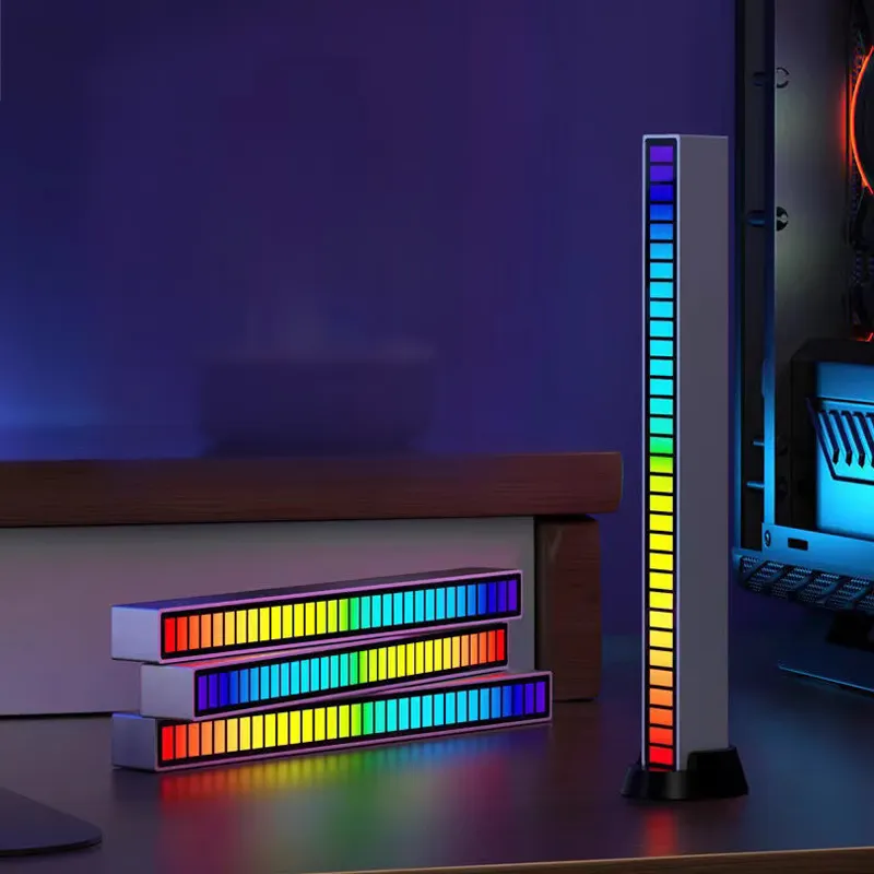 Fabrika doğrudan tedarik RGB atmosfer ışığı TV bilgisayar masaüstü senfoni ışık müzik ses kontrolü led akış ışık çubuğu