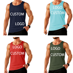 سترة رياضية رجالية قطنية 100٪ قابلة للتنفس للتمارين الرياضية بشعار مخصص بالجملة من المصنع - Product Image 1