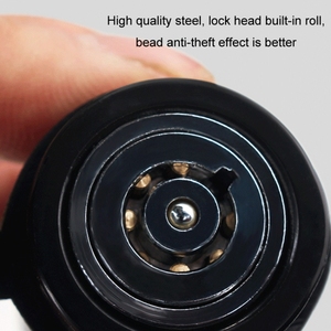 ตัวล็อคกันขโมยแบบก้านลากสีดำพร้อมกุญแจสำหรับรถพ่วงฟาร์ม - Product Image 4