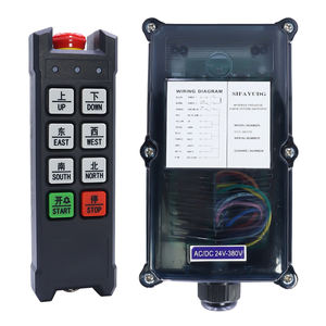 Sturdy And Durable 6 Single Speed Buttons Anti-Falling Electric Hoist Lift Industrial Radio Remote Control - Product Image 4