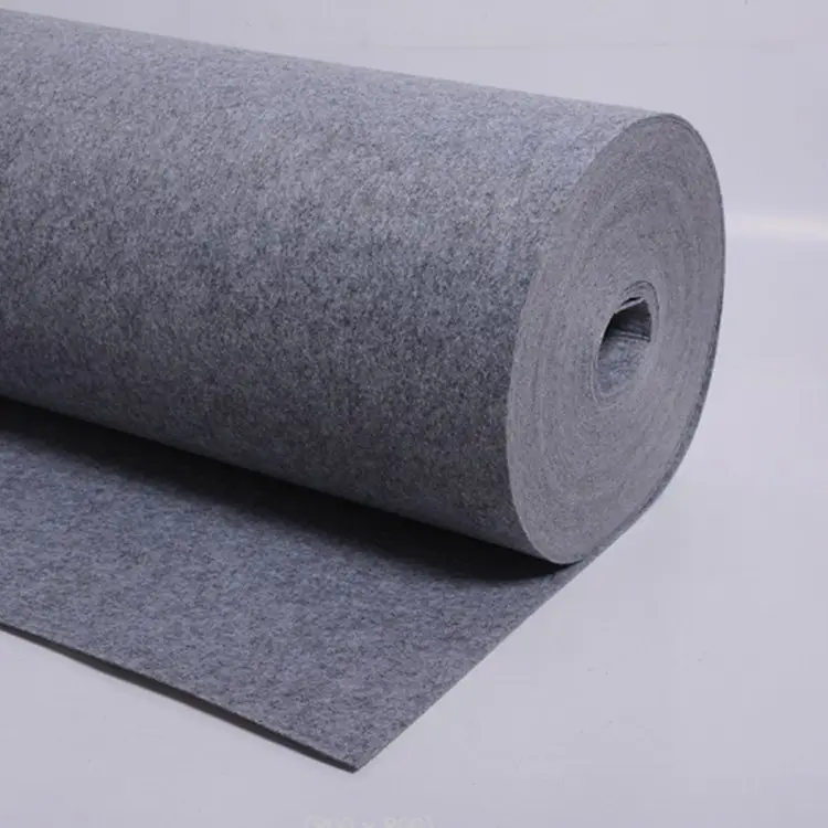 2mm needled felt cloth RPET colored non-woven fabric can be used as felt cloth produced by cat nest