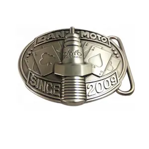 High Quality Free Design Fashionable Cool Metal Bronze Zinc Alloy 3D Belt Buckle