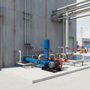 Soplador <span class=keywords><strong>de</strong></span> Raíces, Utilizado para la Oxigenación en Acuicultura <span class=keywords><strong>de</strong></span> Estanques y Piscicultura, Serie JYSR, 220V, 3kW, Buen Precio. - Product Image 4