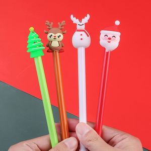 New Creative Cute Gel Kawaii <b>Pen</b> With Cat Paw Rabbit Christmas Cartoon Stationery Style Multi Color for Office Girls Kids - Product Image 3