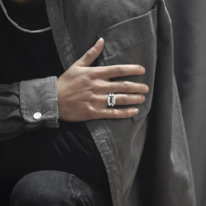 2023 Mode rétro Thai bague en argent pour femmes ou hommes cadeaux d'anniversaire <span class=keywords><strong>Dent</strong></span> <span class=keywords><strong>de</strong></span> <span class=keywords><strong>vampire</strong></span> - Product Image 4