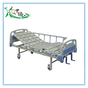 Cama de Hospital Manual 2120*960*480mm de Doble Función con Bandeja Abatible, Cama Médica de Enfermería, Fabricante de Guangzhou - Product Image 3