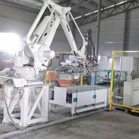 Système de Palettisation Robotisée ABB pour Sacs, Boîtes et Cartons de 25kg et 50kg – Projet d'Intégration de Palettisation à Vendre Rapidement
