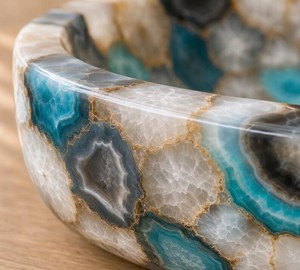 Vasque de salle de bain moderne en résine de haute qualité, effet marbre et quartz, pour meuble sous vasque, décorative, de luxe, sanitaire - Product Image 2
