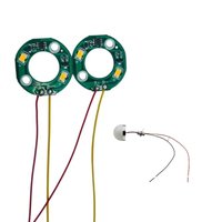 Carte de circuit imprimé (PCB) personnalisée KY avec 2 LED jaunes clignotantes |   Mini module de circuit clignotant pour jouets DIY