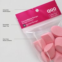 Pochette transparente refermable avec fenêtre de visualisation pour éponges cosmétiques, outils de maquillage et de beauté, présentoir de vente au détail, logo personnalisé