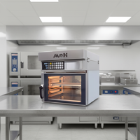 Horno de Convección Eléctrico de 32 Bandejas, Automático, de Acero Inoxidable, con Control Digital, Portátil, 380V, Nuevo, para Uso Comercial y Doméstico, para Harina de Trigo