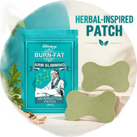 Patchs de Soin Corporel pour les Bras aux Herbes Naturelles Détoxifiantes, Perte de Poids, Hypoallergéniques, Certifiés CE, 12 Pièces/Sac, 37g, Emballage Personnalisé en Gros