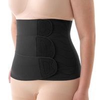 Ceinture abdominale sécurisée post-césarienne avec conception à 3 panneaux superposés, enveloppement post-partum, solutions personnalisées pour marques privées