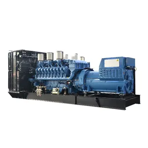 Energy Efficiency 1200kw Silent MTU Diesel Generator Set Soundproof Type 1.2MW 1500kva Diesel MTU Genset