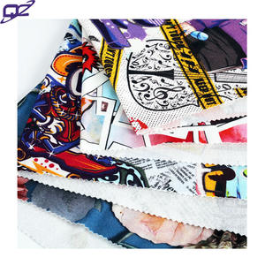 Shaoxing Supplier Custom Print 4-Wege-Stretch Weiche Bio-umwelt freundliche gestrickte Bambus French Terry Stoff für Kinder kleidung - Product Image 1